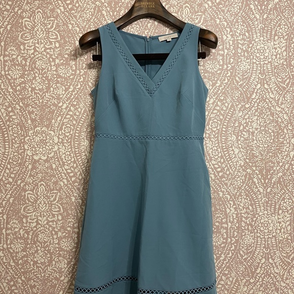 Loft Lacy Flare Dress - Picture 3 of 4